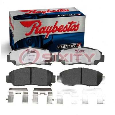 Комплект передних дисковых тормозных колодок Raybestos Element3 для Honda Civic st 2006-2010 годов выпуска - Изображение 1 из 4