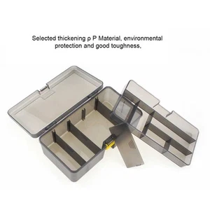 Fishing Tackle Box Storage Boxes Fall Resistance Sorting Accessory Bead Hooks - Picture 1 of 5