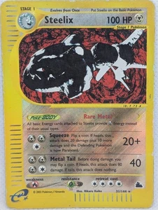 Steelix 31/144 Skyridge Reverse Holo Rare Pokemon TCG Nintendo vintage e-reader - Picture 1 of 5