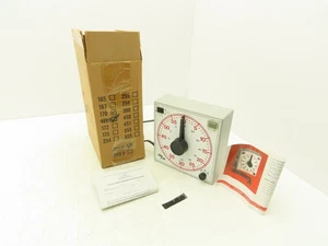 Gralab Model 170 Dual Scale Timer 8" Dial w/Buzzer Volume Control 60 Minute 120V - Picture 1 of 13