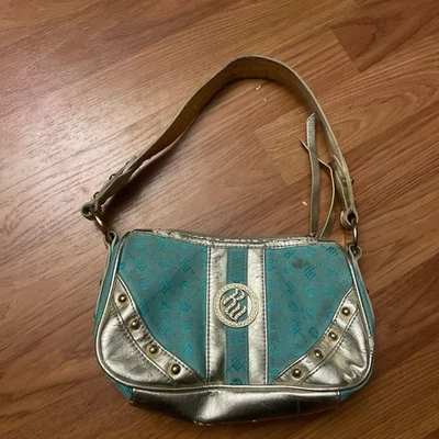 bolso de mano vintage y2k rocawear verde azulado Foto 1 de 4