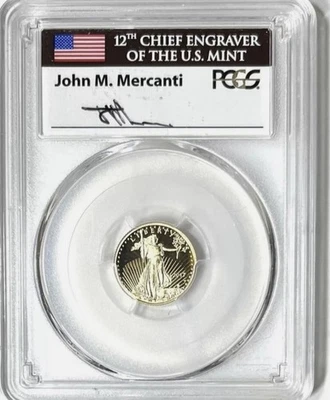2017 W $5 GOLD EAGLE PR70 ONLY 8 PCGS MERCANTI GRADED WORLDWIDE GAUDENS # HTT - Image 1 of 2