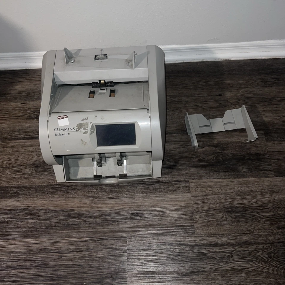 Contador de dinheiro Cummins Allison JetScan iFX i100 sem fonte de alimentação i101 - Imagem 1 de 4