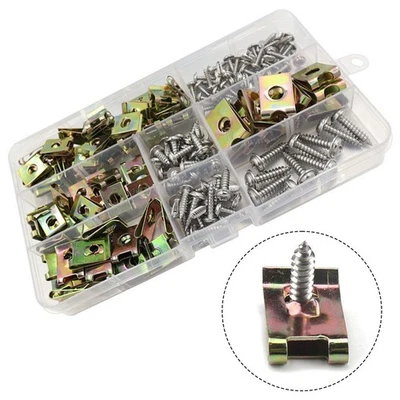 170x U Nuts Clips&Self Tapping Screws Assortment Easy and Convenient to Mount - Image 1 of 4