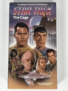 Star Trek The Cage (VHS, 1986) Original TV Pilot Episode 1965 Gene Roddenbery - Picture 1 of 6
