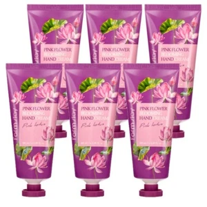Farmstay Rosa Blume blühende Handcreme Rosa Lotus, 100ml (3,38oz) x6ea Körper ca - Bild 1 von 11