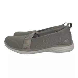 Skechers New Womens 7 On the GO Goga Mat Plush Knit Slip On Shoe Ideal Tan Brown - Picture 1 of 8