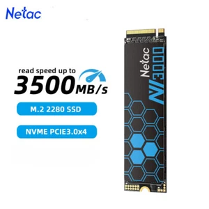 Netac SSD 500GB 1TB 2TB PCIe NVMe Gen3x4 M.2 Solid State Drive PC/Laptop lot - Picture 1 of 16
