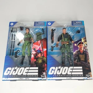 G.I. Joe Classified Series Set of 2: #25 Lady Jaye & #26 Flint NEW - IN HAND - Picture 1 of 10