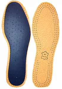 Leather Insoles rubber backed for comfort ladies 8 - Picture 1 of 1