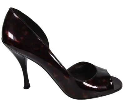 NWOB STUART WEITZMAN SPAIN🇪🇸MADE PATENT LEATHER TORTOISE Heels Size 9.5 M - Image 1 of 4