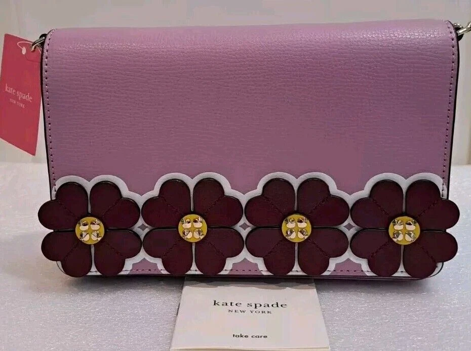 Kate Spade New York Lilac Clover Applique Crossbody Bag New With Tags! Rrp £175! - Image 1 of 4