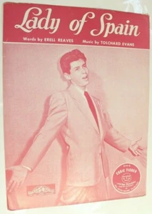 Lady Of Spain Vintage Sheet Music 1944 Eddie Fisher - Picture 1 of 2