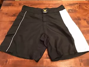 New ProForce THUNDER MMA Fight Combat Shorts, BLACK & WHITE, 30, 28150 - Picture 1 of 3