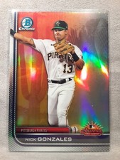 2023 Bowman Chrome Nick Gonzales Arizona Fall League #AFLS-11 Pittsburgh Pirates