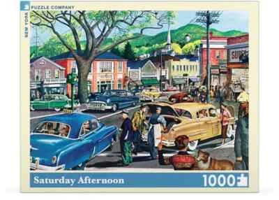 Saturday Afternoon 1000 Piece Jigsaw Puzzle NYPC New - Image 1 of 2
