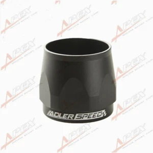 -14AN 14AN AN14 HEX Finishers Fuel Hose Clamp Aluminum Black - Picture 1 of 8