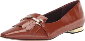 $120 Franco Sarto Women's Rina Casual Flat Loafer | Cognac Brown | 8.5 M - Picture 1 of 14