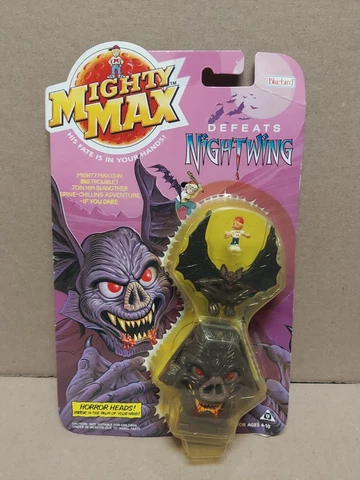 Mighty Max Horror Heads Nightwing New Bluebird Vintage 1992 Cover