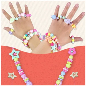 1 Packung Gemischte Farben Acryl Kunststoff Viele Formen Lose Perlen Für Schmuckherstellung - Bild 1 von 18