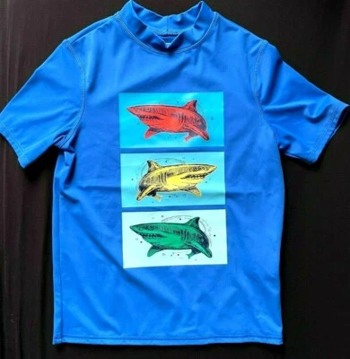 NWOT Land's End Boy Rashguard - Size 7 - Blue - Image 1 of 4