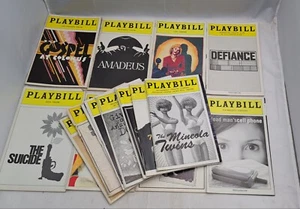 Lot of 16 Broadway Playbills 1970's-1990's Shogun Herbal Bed, 700 Sundays etc - Picture 1 of 7
