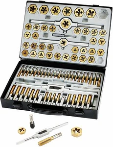 VCT 86 pièces ensemble combiné robinet et matrice tungstène acier titane SAE ET outil METRIC - Photo 1 sur 3