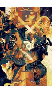 Mondo X-Men House Of X Powers Of X Siebdruck Poster von Matt Taylor #/375 - Bild 1 von 1