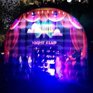 15FT Inflatable Night Club Printed Disco Party Tent For Home Party - Picture 1 of 6