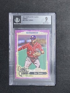 2017 Topps Gypsy Queen Trea Turner Purple /250 BGS 9 Mint World Baseball Classic