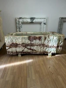 INCREDIBLE HAND CARVED DESIGNER ONYX BATHTUB - PFBT4 - Picture 1 of 1