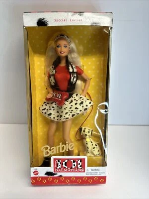 MUÑECA BARBIE DISNEY 101 DALMATIONS 1997 EDICIÓN ESPECIAL MATTEL 17248 SIN USAR, EN CAJA ORIGINAL  Foto 1 de 4