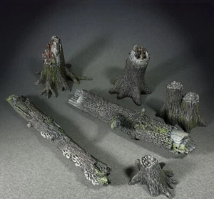 ACCESORIOS DE DIORAMA BRITÁNICO 53025 ÁRBOLES Y TOCONES DESGARRADOS POR LA GUERRA - Imagen 1 de 3