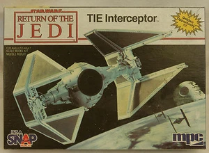 MPC Star Wars ROTJ Return of the Jedi TIE INTERCEPTOP Snap Model Kit #1-1972 NEW - Picture 1 of 1