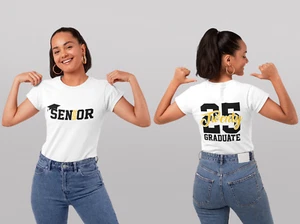 Celebrate Your Senior Year in Style with Our 2025 Graduate Tees! - Picture 1 of 3
