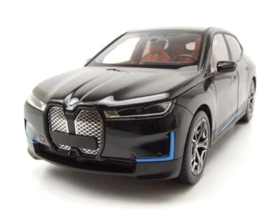 BMW iX 2022 Nero Metallizzato Modellino 1:18 Minichamps - Immagine 1 di 4