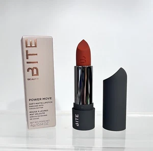 Lápiz labial mate cremoso BITE Beauty Power Move HARISSA nuevo en caja - Imagen 1 de 10