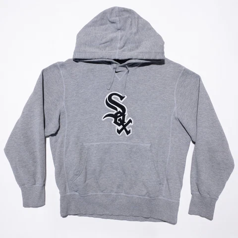 Chicago White Sox Nike Center Swoosh Hoodie Men's Medium Vintage Y2K Pullover Cover