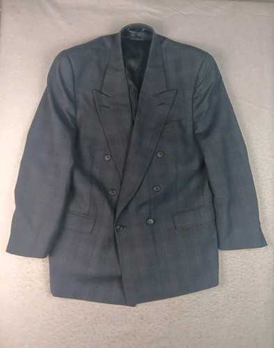 Blazer doppiopetto Christian Dior Monsieur uomo blu navy taglia 44R* cappotto sportivo US
