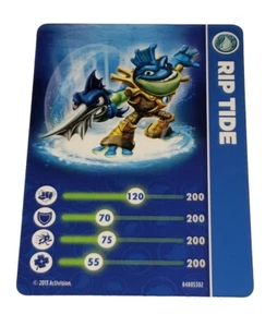 Skylanders Swap Force Riptide 2013 scheda collezionabile videogioco Activision - Foto 1 di 11