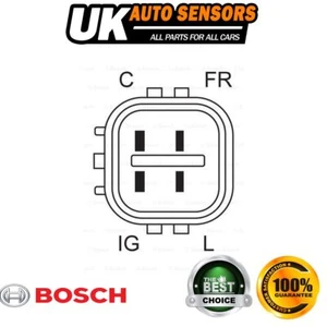 Fits Honda CR-V FR-V 1.7 1.8 2.0 2.4 2.5 + Other Models Bosch Alternator - Picture 1 of 6