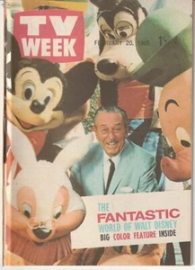 Australian: TV Week - Feb 20 1965 Walt Disney Cover & Story + Doris Day & More - Picture 1 of 10
