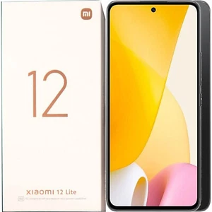 Xiaomi 12 Lite 5G Black 128GB + 6GB Dual-SIM Factory Unlocked GSM NEW - Picture 1 of 2