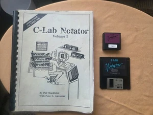 Dongle notateur original Atari C-Lab avec disquette et manuel - Photo 1/10