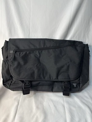 Сумка почтальона Leed's Transit Metro черная для ноутбука работы путешествий пригорода - Изображение 1 из 4