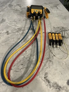 Fieldpiece SMAN Refrigerant manifold + Micro Guage (SM480V) W/4 ManometerProbes - Picture 1 of 9