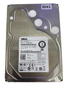 USED | PRE-OWNED | DELL 2TB 7.2K RPM 64MB CACHE 6Gb/s SATA 3.5" HDD | P/N 0TNTM5 - Afbeelding 1 van 4