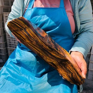 Esmalte de roca de piedra cruda áspera ojo de tigre natural 14,05 lb Madagascar 1266 - Imagen 1 de 14