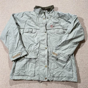 Vintage Fjallraven Jacket Womens Large Beige Hiking Coat - Picture 1 of 12