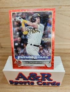Jake Cronenworth - 2022 Topps Series 2 Future Stars Red Foilboard #064/199 - Bild 1 von 2